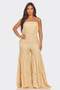 Jumpsuit Ruffle Hem​​​