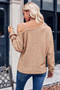 Knit Loose Fit Asymmetric Shoulder Top