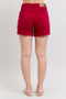 Judy Blue Full Size High Waist Tummy Control Garment Dyed Heart Shaped Denim Shorts Plus Size