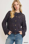 Umgee Hollow Out Button Down Cardigan