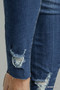 Umgee Distressed Skinny Jeans with Pockets