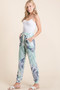 BiBi Tie Dye French Terry Casual Sweat Pants