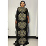 Beaded Embroidery Lace Muslim Dress Africa Plus Size Women'S Hooded Robe