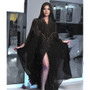 Beaded Embroidery Lace Muslim Dress Africa Plus Size Women'S Hooded Robe