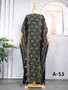 Beaded Embroidery Lace Muslim Dress Africa Plus Size Women'S Hooded Robe