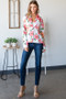 Heimish Full Size Multi Color Floral Blazers with Tunic Plus Size