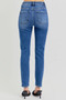 RISEN Full Size High Rise Ankle Skinny Knee Distressed Jeans