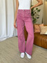 RFM Full Size High Rise Garment Dye Wide Leg  Jeans