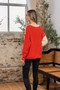 Sew In Love Full Size Color Block Drop Shoulder Sweater