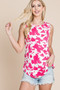 BOMBOM Printed Round Neck Tank