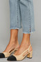 Kancan High Waist Button Fly Raw Hem Cropped Straight Jeans