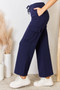 RISEN Drawstring Relaxed Cargo Wide Leg Pants
