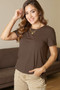 Basic Bae Full Size Round Neck Short Sleeve T-Shirt Plus Size