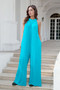Double Take Full Size Tie Back Cutout Sleeveless Jumpsuit