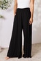 Basic Bae Full Size Smocked Wide Waistband Wide Leg Pants