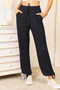 Basic Bae Full Size Soft Rayon Drawstring Waist Pants with Pockets