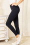 Double Take Wide Waistband Sports Leggings