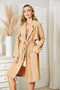 Culture Code Full Size Tied Trench Coat with Pockets
