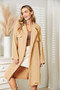 Culture Code Full Size Tied Trench Coat with Pockets