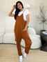 Double Take Full Size Sleeveless V-Neck Pocketed Jumpsuit