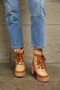East Lion Corp Lace Up Lug Booties