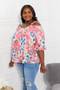 Sew In Love Full Size Fresh Take  Floral Cold-Shoulder Top