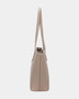 David Jones Leather Tote Bag with Gold Hardware