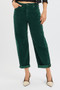 RISEN High Rise Crop Barrel Cordurory Pants
