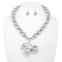 Polished Cherry Pendant Necklace Set