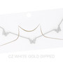 Women'S Gold Dipped Cz Pave Butterfly Necklace