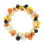 Halloween Harvest Theme Multicolor Charm Bracelet