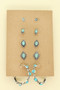 Western Theme Assorted 5 Pair Earring Set​