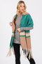 Brushed Multi Color Stripe Scarf​