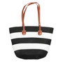 Striped Patterned Straw Woven Bag 15L