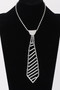Rhinestone Necktie Necklace​​​