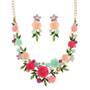 Festoon Theme Necklace Earring Set