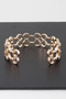 Welded Ring Chain Cuff Bracelet