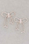 Rhinestone Ribbon Earring​