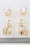 Multi Shiny Hoop Earrings Set​