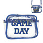 Game Day Clear Transparent Crossbody Bag