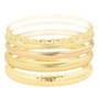 5Pc Multi Stacked Bangle Bracelet Set