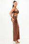 Cord Top And Skirt Set