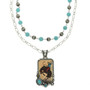 Western Rodeo Cowboy Beaded Necklace