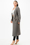 Cable Sweater Long Cardigan​