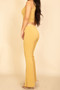 Ribbed Sleeveless Crop Top & Flared Pants Set