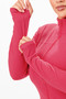 Thermal Active Wear Jacket With Flare Pants Set