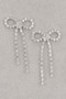 Rhinestone Ribbon Earring