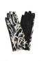 Geometric Multicolor Embroidered Smart Touchgloves
