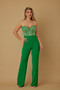 Threaded Twisted Rope Knot Tie Jumpsuit​​​