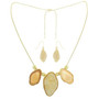 Acetate Resin Necklace Set With Earrings